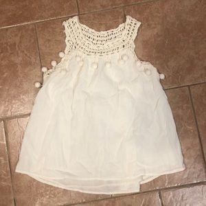 Crochet detail swing top